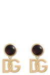 gold metal pop earrings