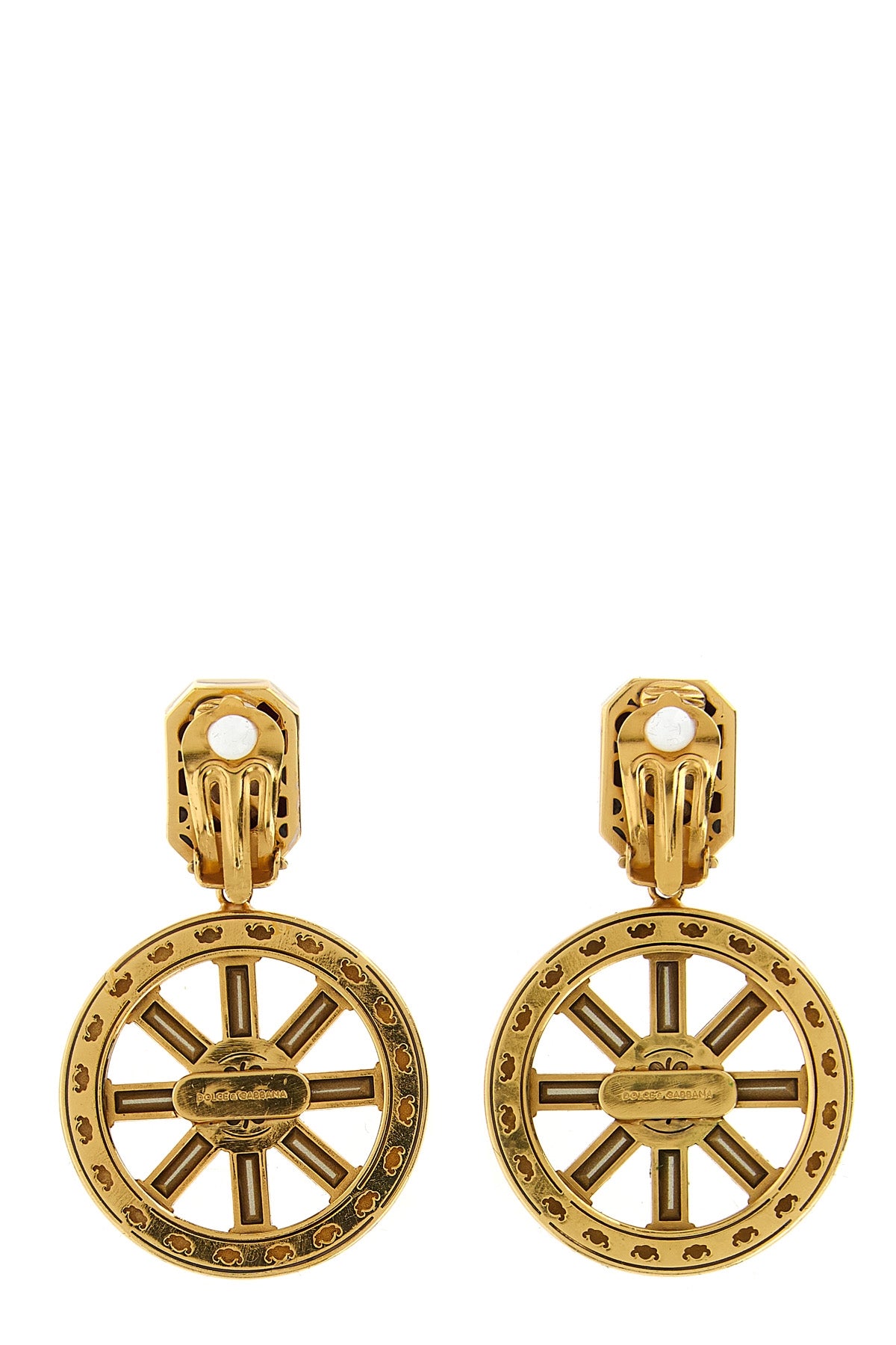 metal earrings