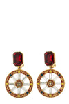 metal earrings