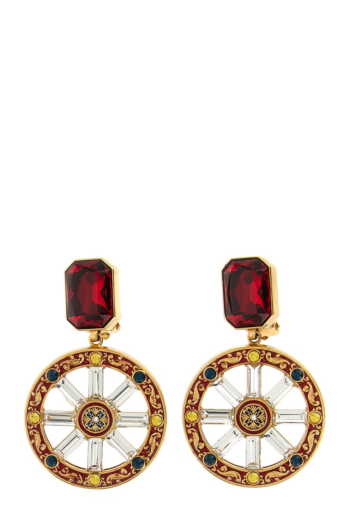 metal earrings