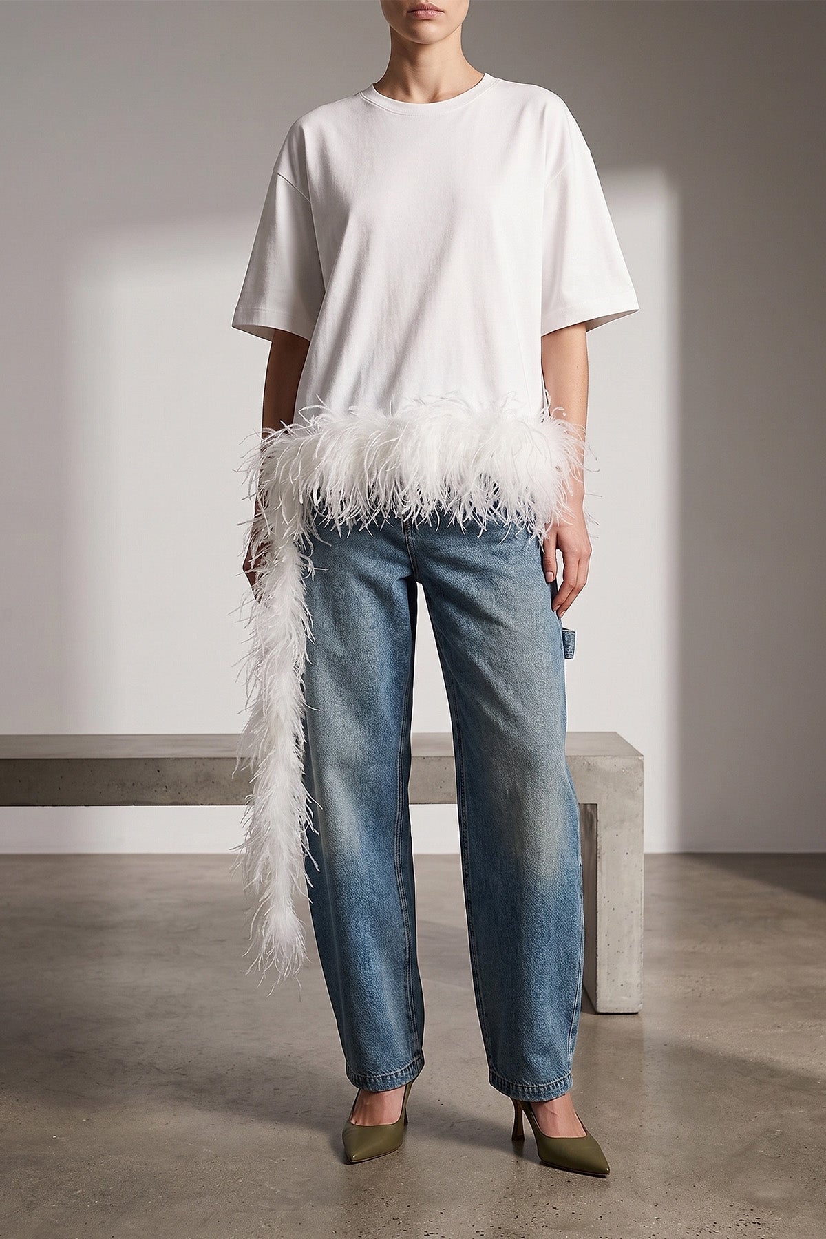 the darkpark smith t-shirt redefines casual dress codes through a bold and sculp