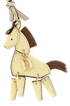 the horse-shaped furla allegra charm features a structured silhouette made of