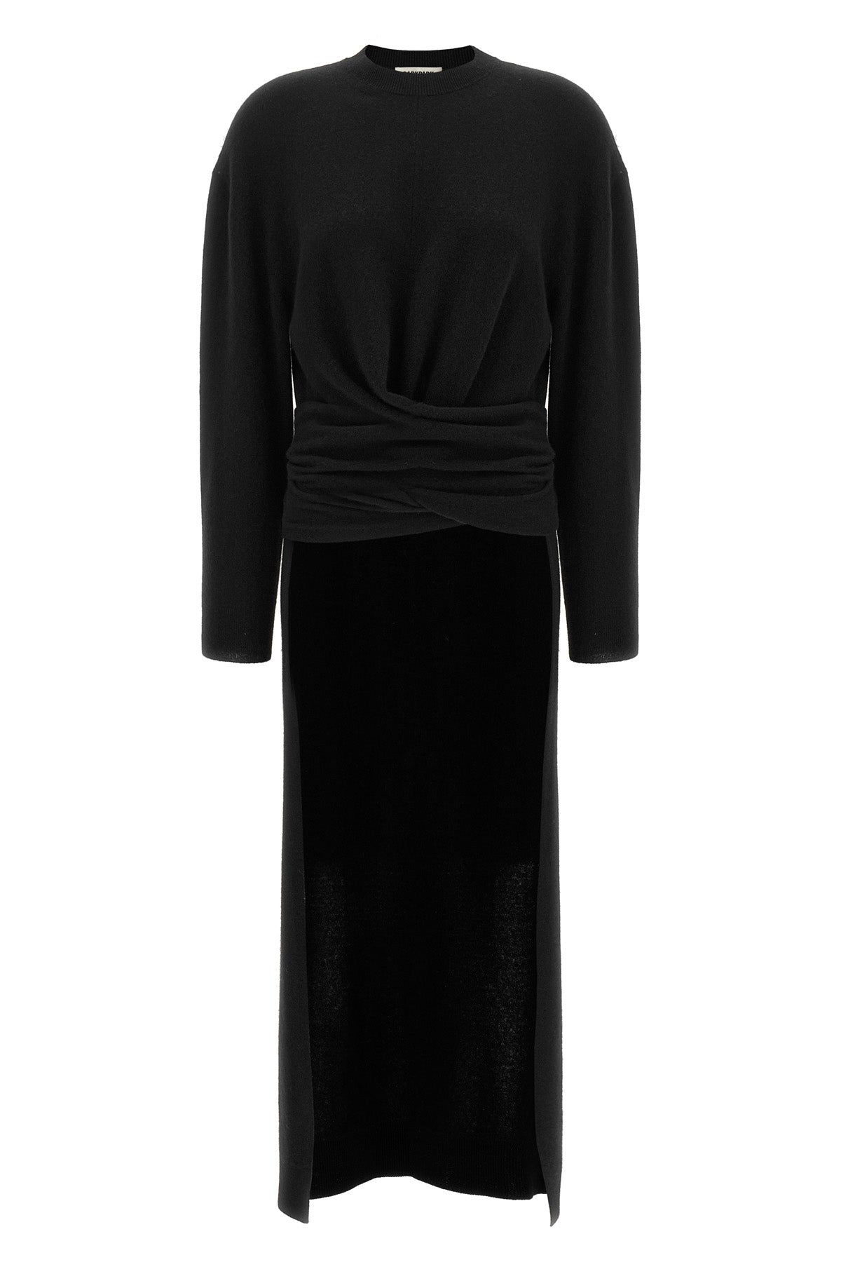 the darkpark gia long t-shirt redefines the proportions of the contemporary ward