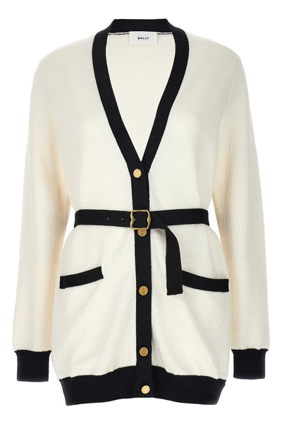 viscose blend cardigan