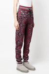 space dye bandana cotton knit joggers