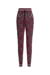 space dye bandana cotton knit joggers