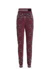space dye bandana cotton knit joggers