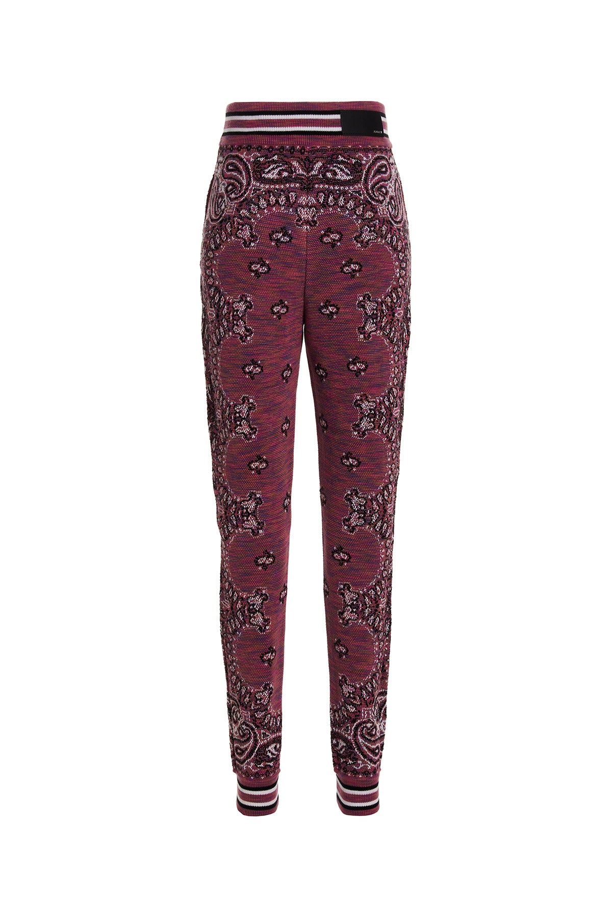 space dye bandana cotton knit joggers