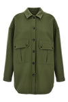 monika wool cloth overshirt