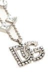 the dolce & gabbana thin chain necklace is distinguished by a meticulous silver
