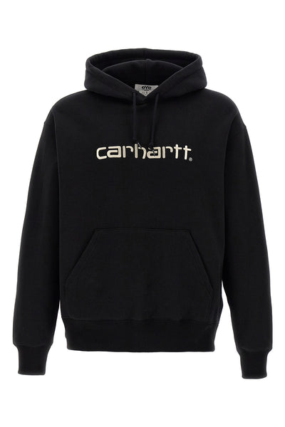junya watanabe x carhartt hoodie in fleece cotton