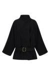 the short coat alba midi by darkpark redefines the volumes of contemporary tai