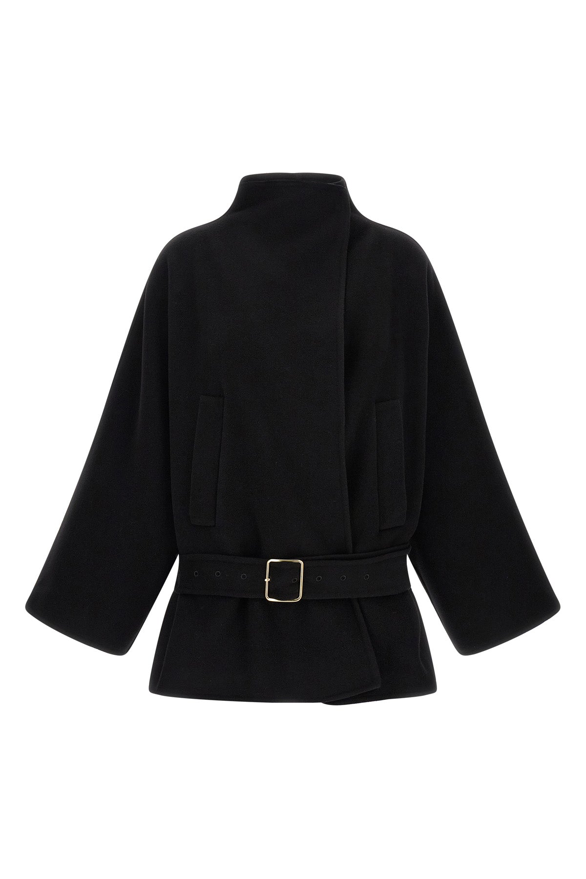the short coat alba midi by darkpark redefines the volumes of contemporary tai