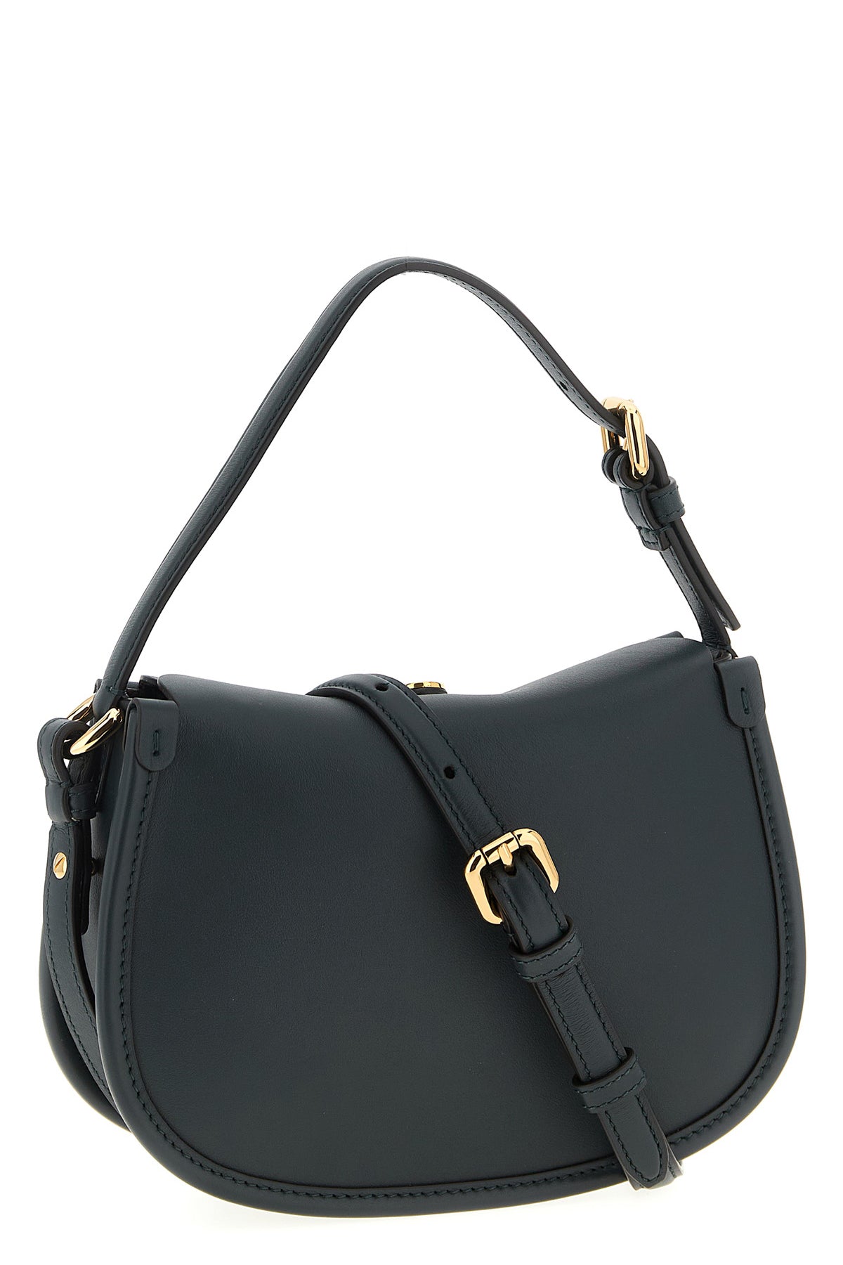small leather pony shoulder strap
