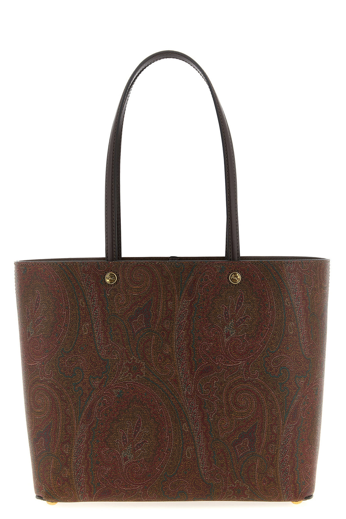 ETRO OS medium etro essential shopping bag in matt-grain coated paisley jacquard cotto