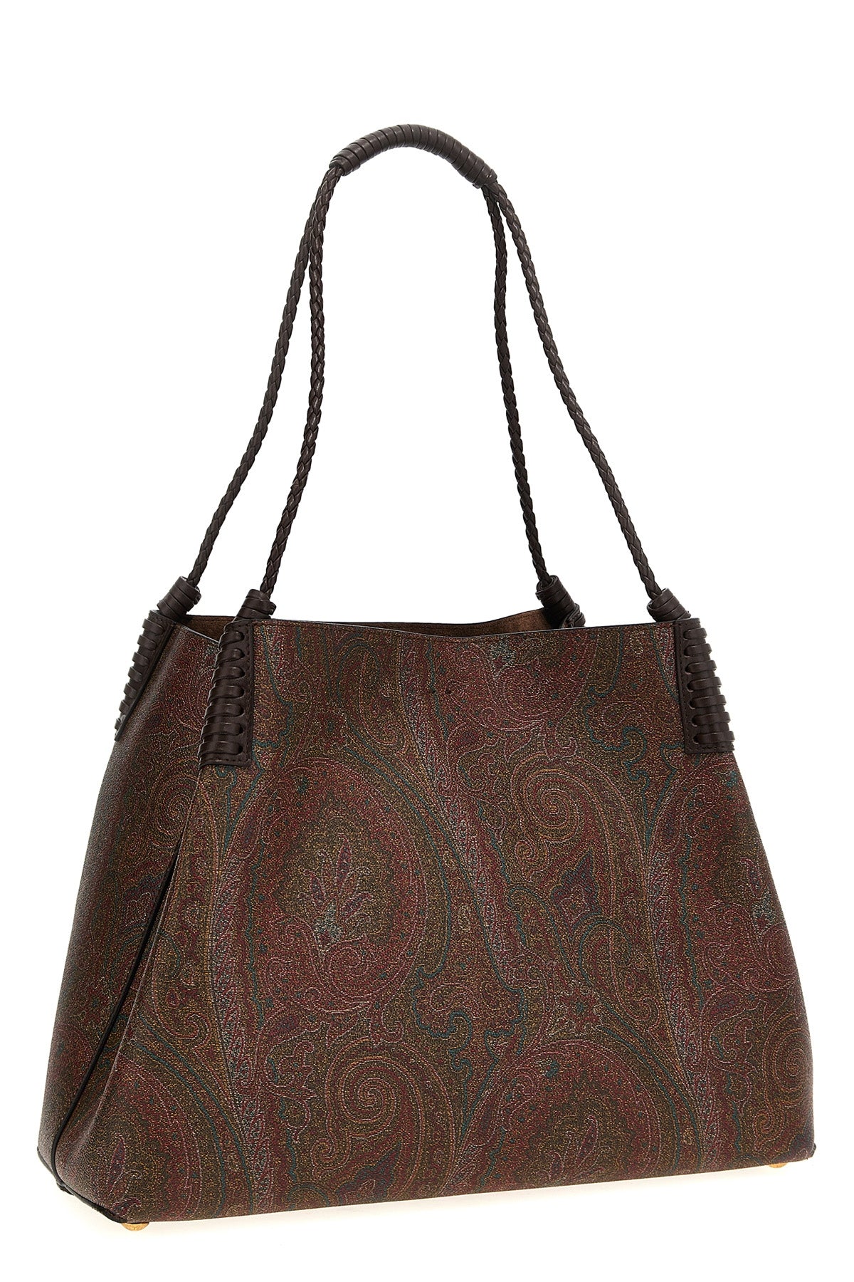 medium libra shopping bag in paisley fabric