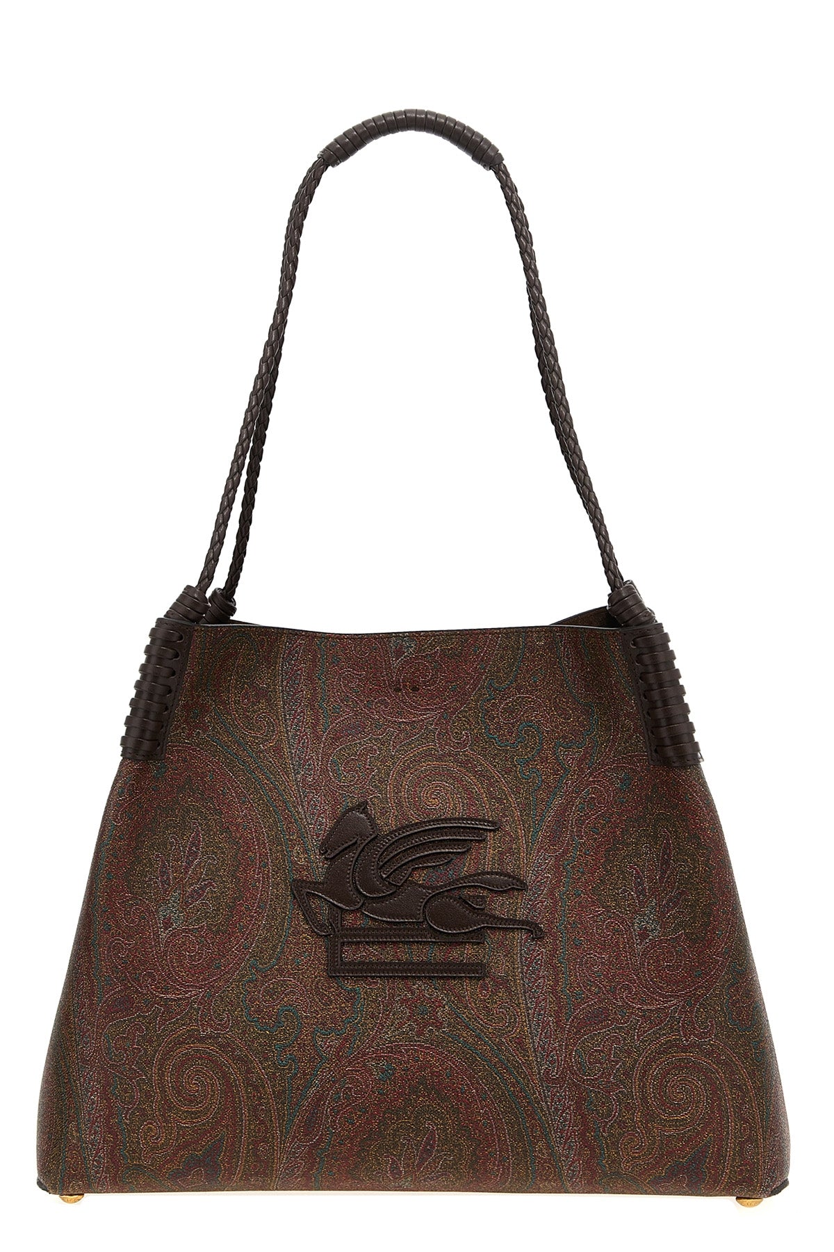 medium libra shopping bag in paisley fabric