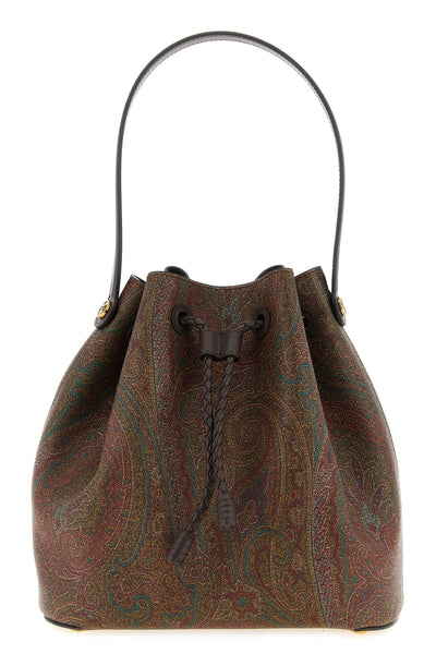 the etro arnica small bucket bag defines the codes of everyday elegance throug