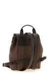 small etro essential backpack in arnica paisley jacquard canvas and leather