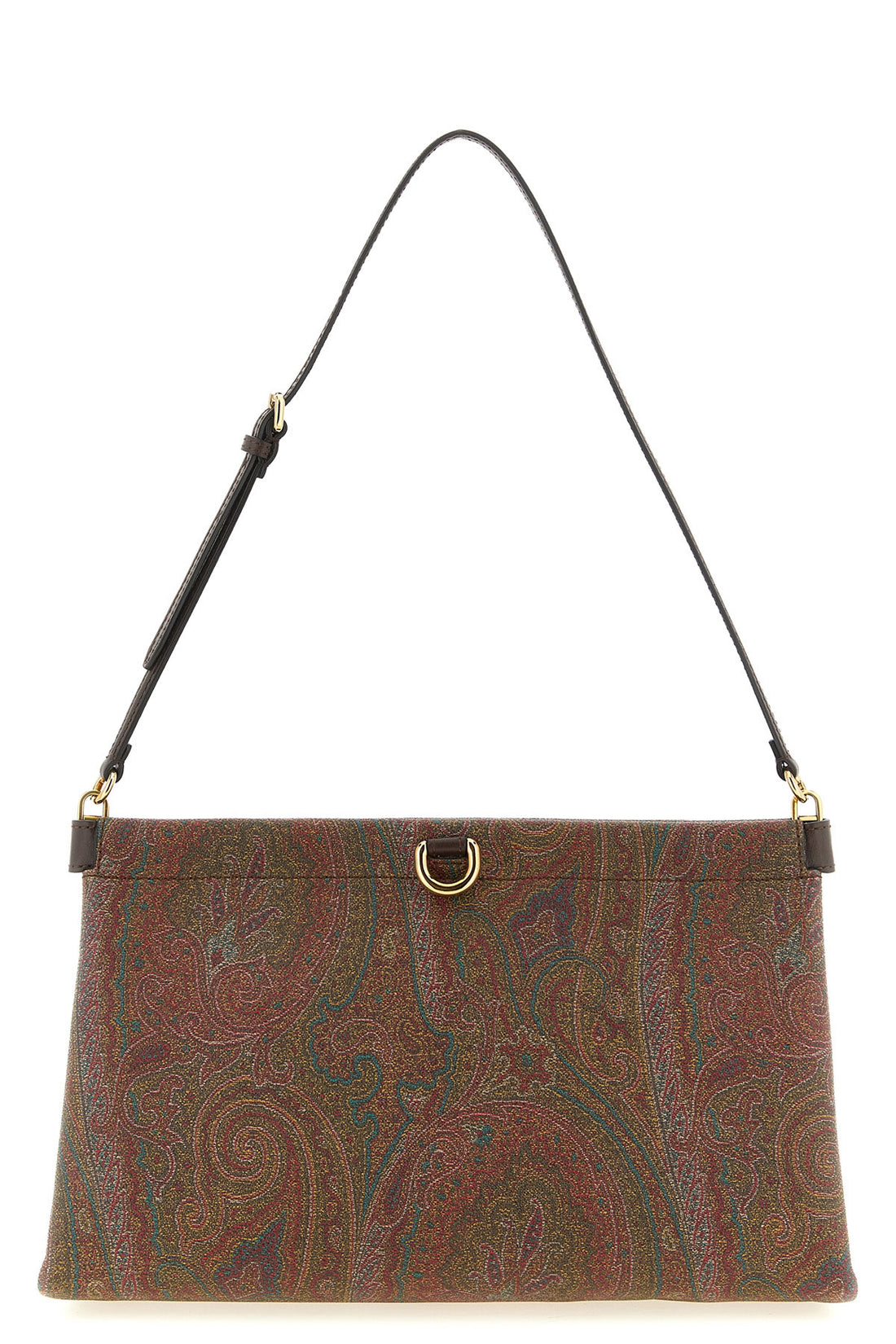 ETRO OS talk mini clutch made in the iconic paisley-pattern jacquard fabric