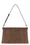 talk mini clutch made in the iconic paisley-pattern jacquard fabric