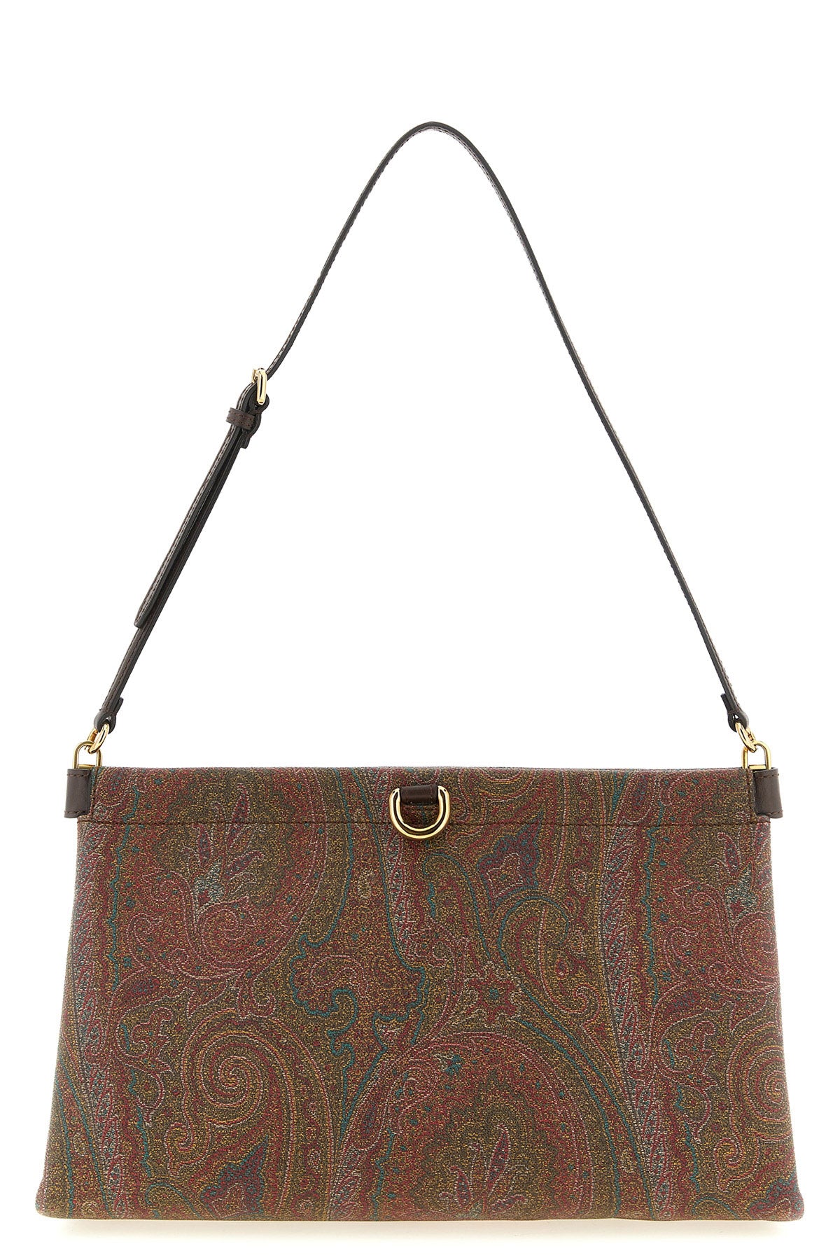 talk mini clutch made in the iconic paisley-pattern jacquard fabric