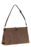 talk mini clutch in the iconic jacquard fabric