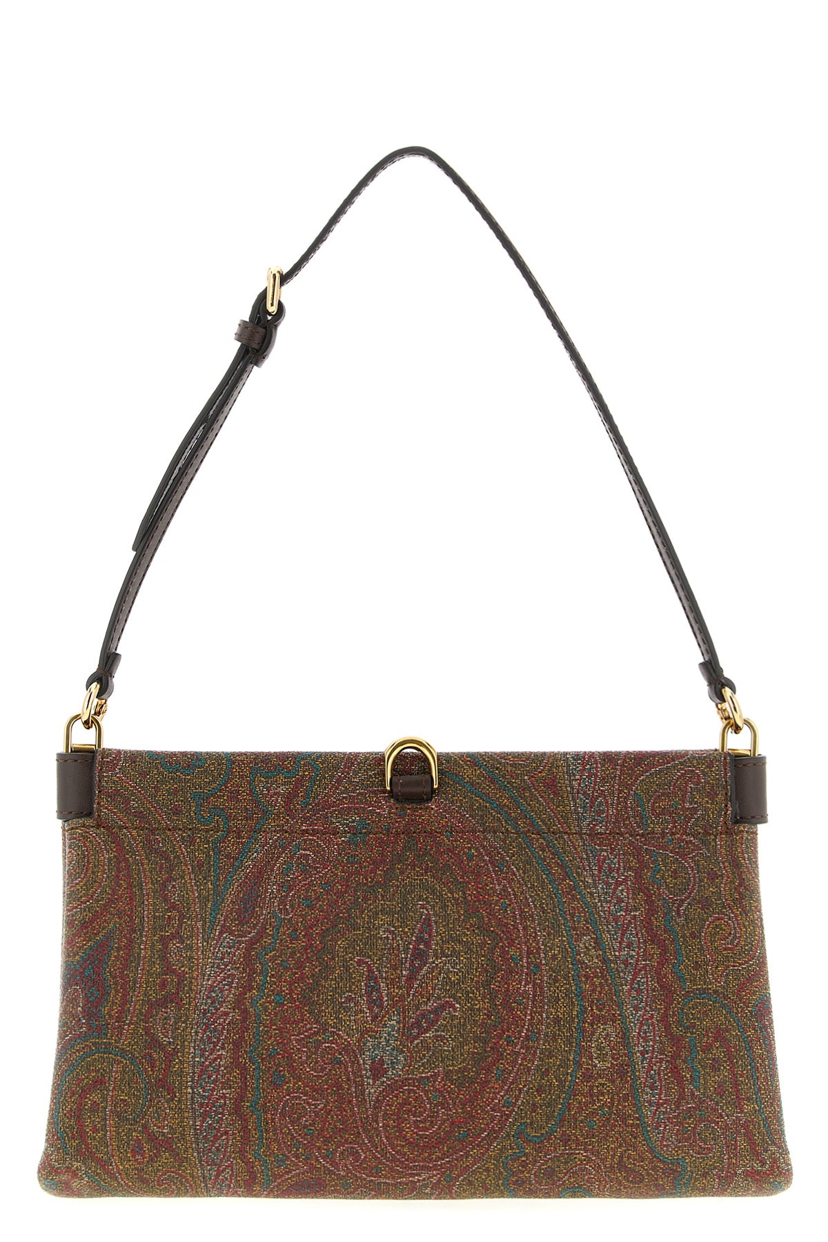 talk mini clutch in the iconic jacquard fabric