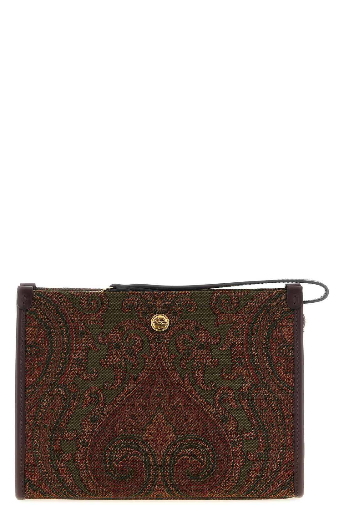 ETRO OS the etro jacquard pouch defines a sophisticated aesthetic through the iconic pai