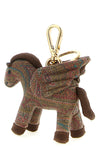pegaso keyring in arnica paisley jacquard fabric