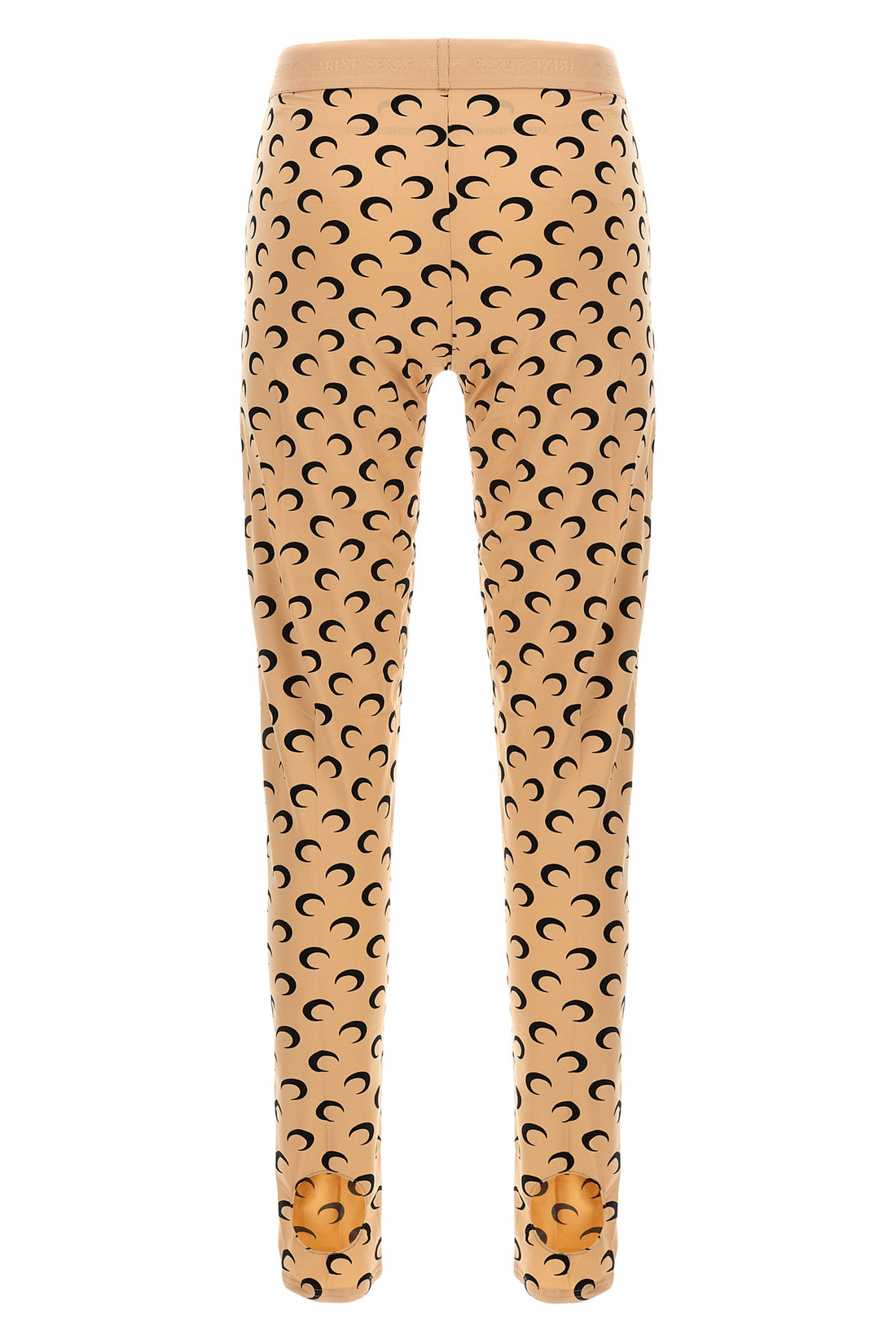 MARINE SERRE L moon printed stretch fabric leggings