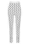 moon printed jersey stretch leggings