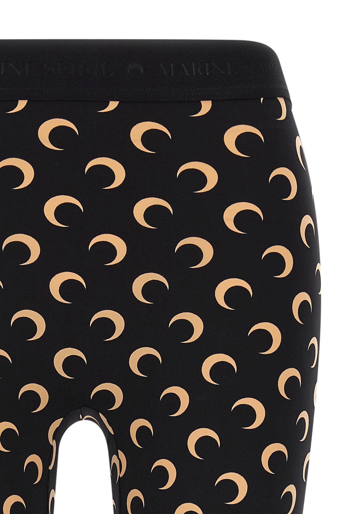 marine serre capri leggings define a tight silhouette through a stretch technica