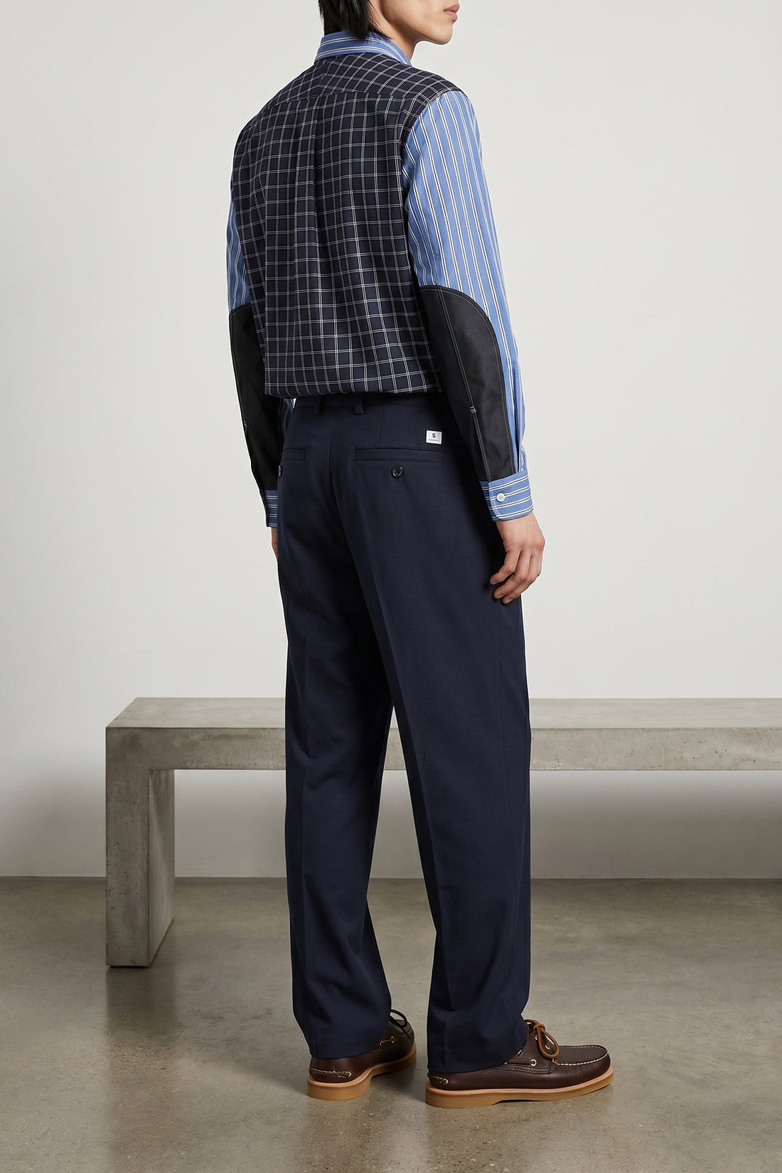 JUNYA WATANABE L patterned cotton poplin shirt