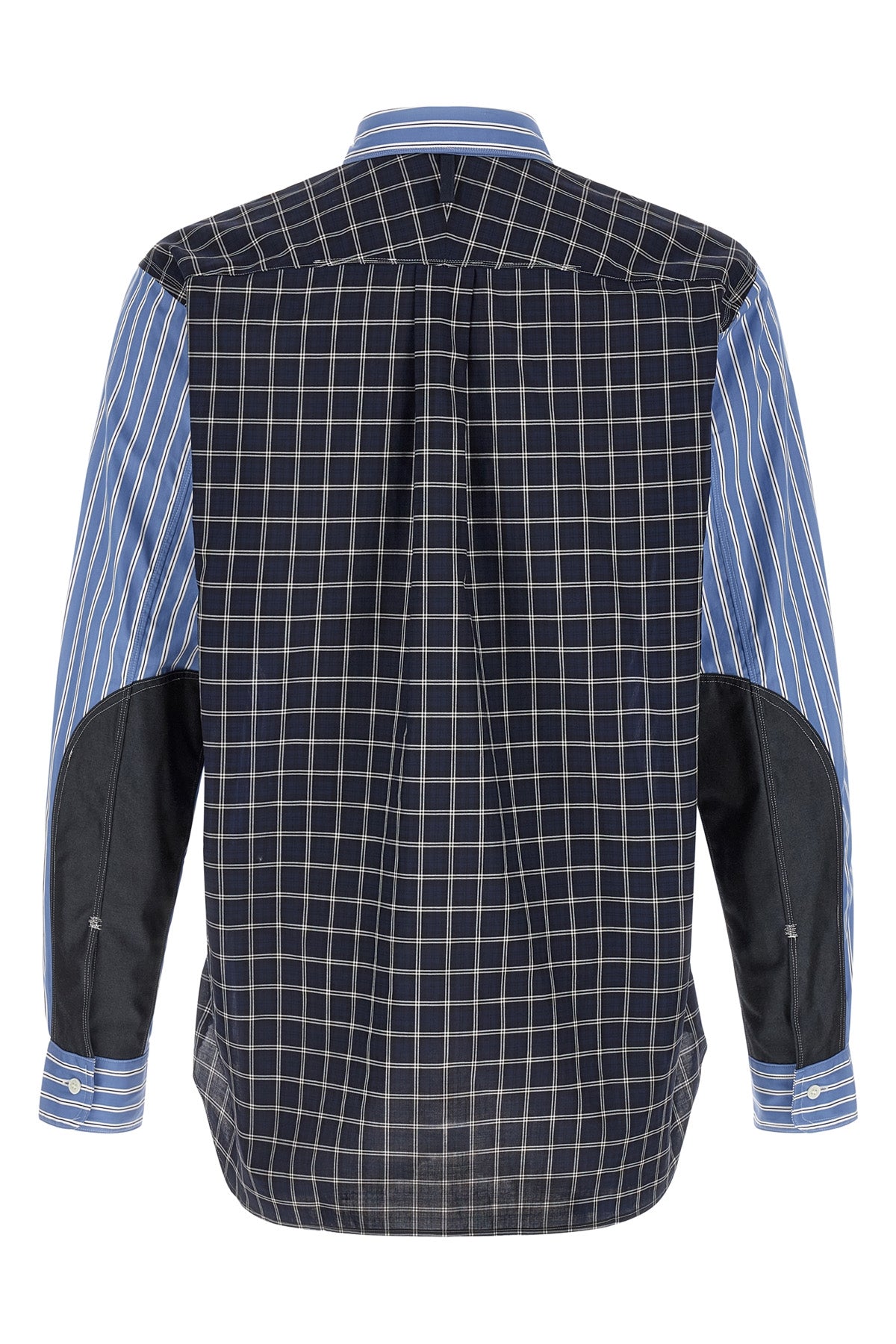 patterned cotton poplin shirt