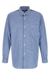 patterned cotton poplin shirt