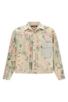 junya watanabe x levis® jacket in floral patterned rayon and linen blend jacqua