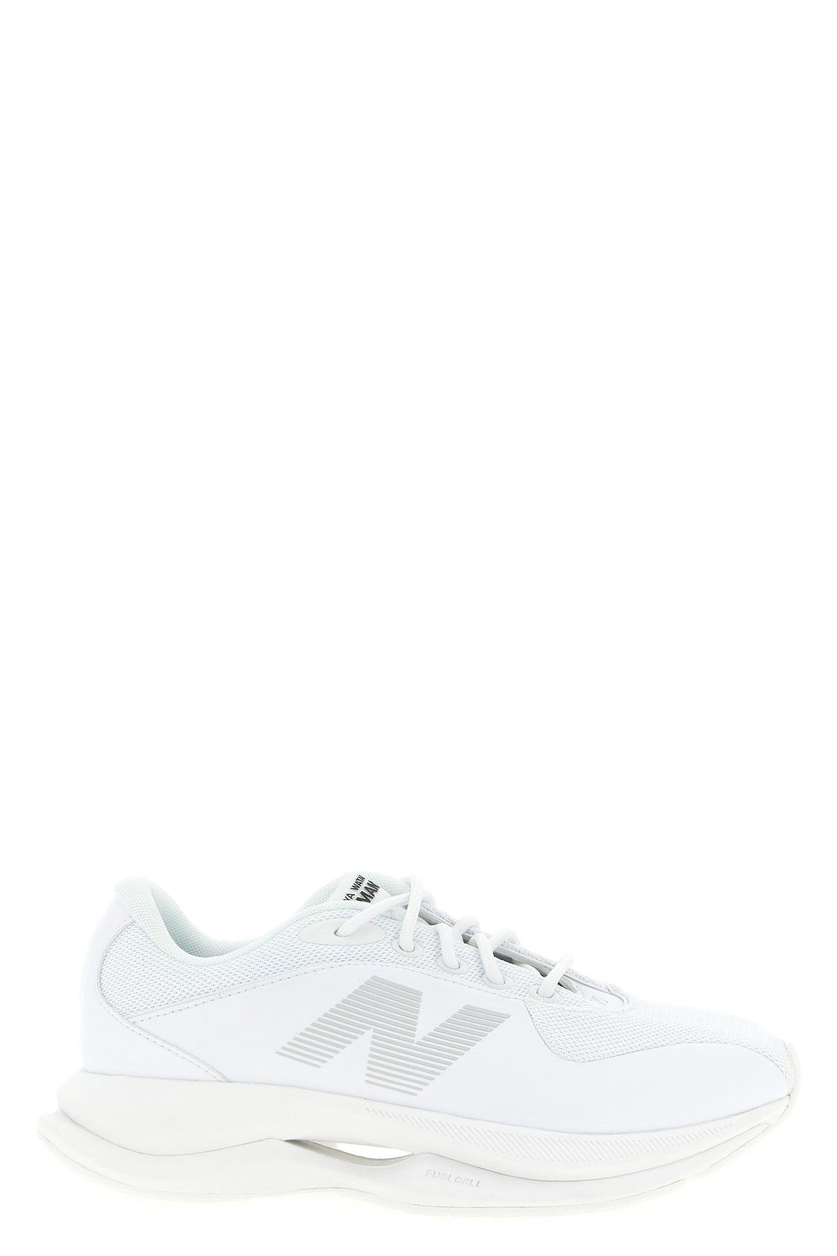 junya watanabe x new balance tf100 sneakers in leather and mesh effect fabric