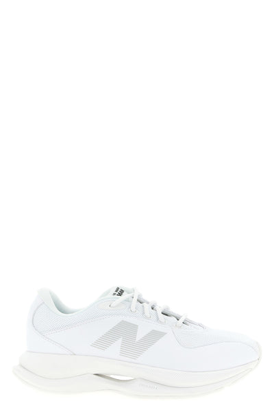 junya watanabe x new balance tf100 sneakers in leather and mesh effect fabric