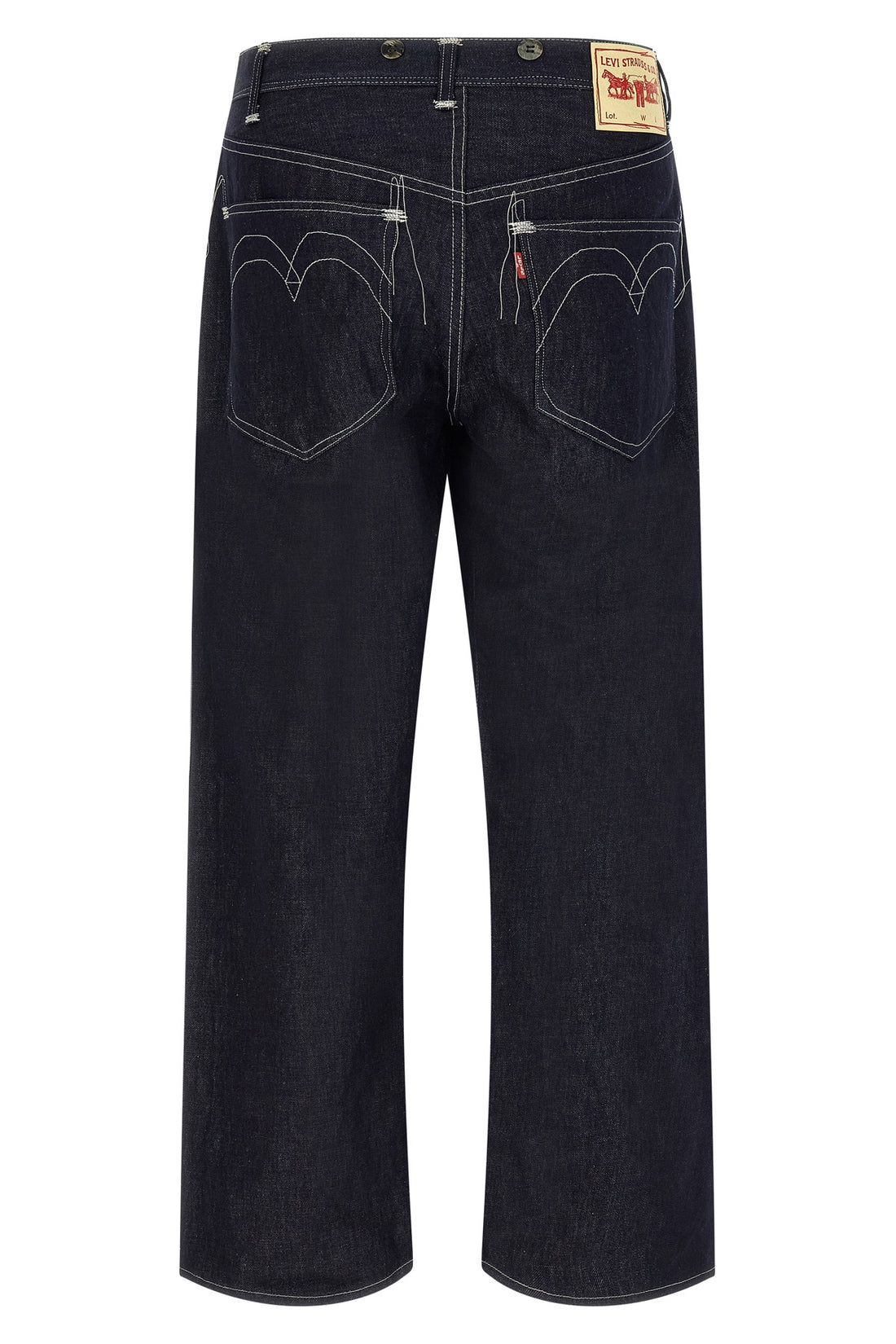 JUNYA WATANABE L junya watanabe x levis® cotton and linen blend denim jeans