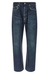 junya watanabe x levis® used-effect cotton and linen blend denim