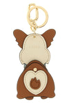 the corgi-shaped furla allegra keyring combines craftsmanship and a playful ae