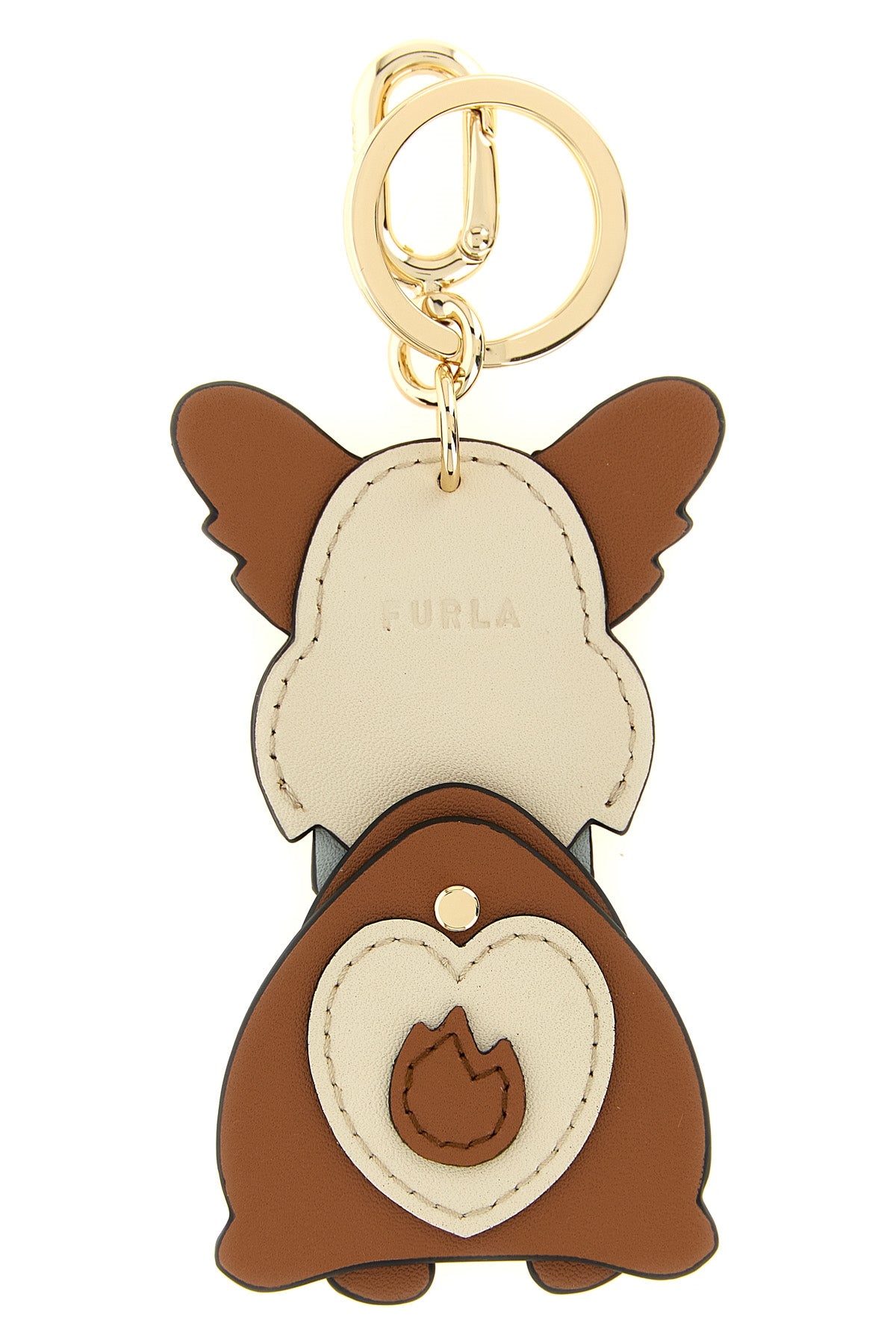 the corgi-shaped furla allegra keyring combines craftsmanship and a playful ae