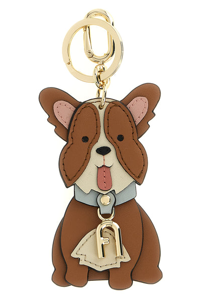 the corgi-shaped furla allegra keyring combines craftsmanship and a playful ae