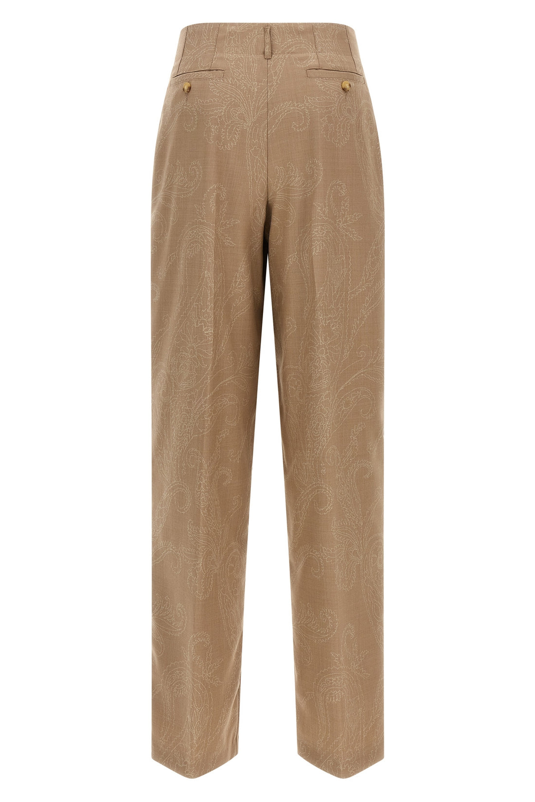 ETRO 38 etro tailored trousers redefine the codes of formal elegance through meticulous