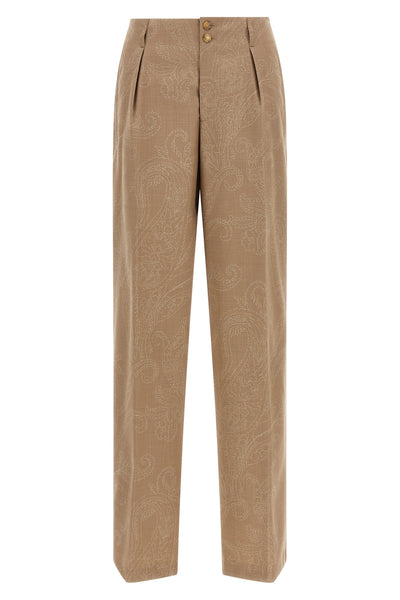 etro tailored trousers redefine the codes of formal elegance through meticulous