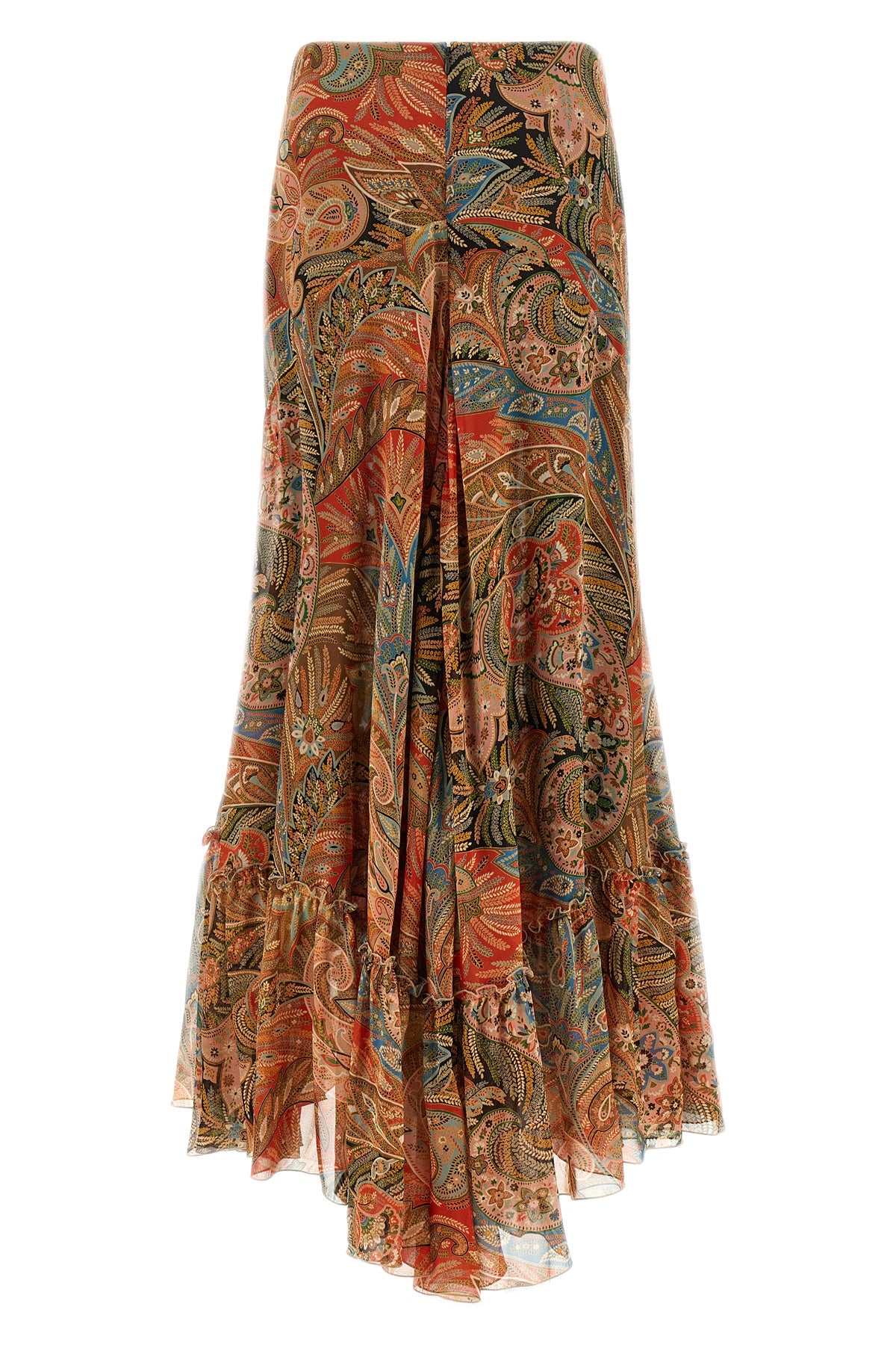long skirt in light silk chiffon