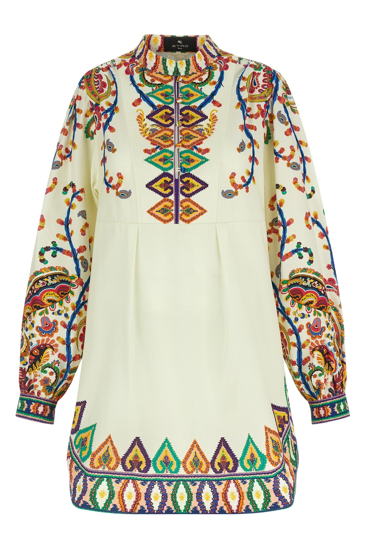 cotton poplin mini dress