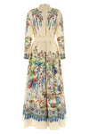 long dress in pure cotton poplin