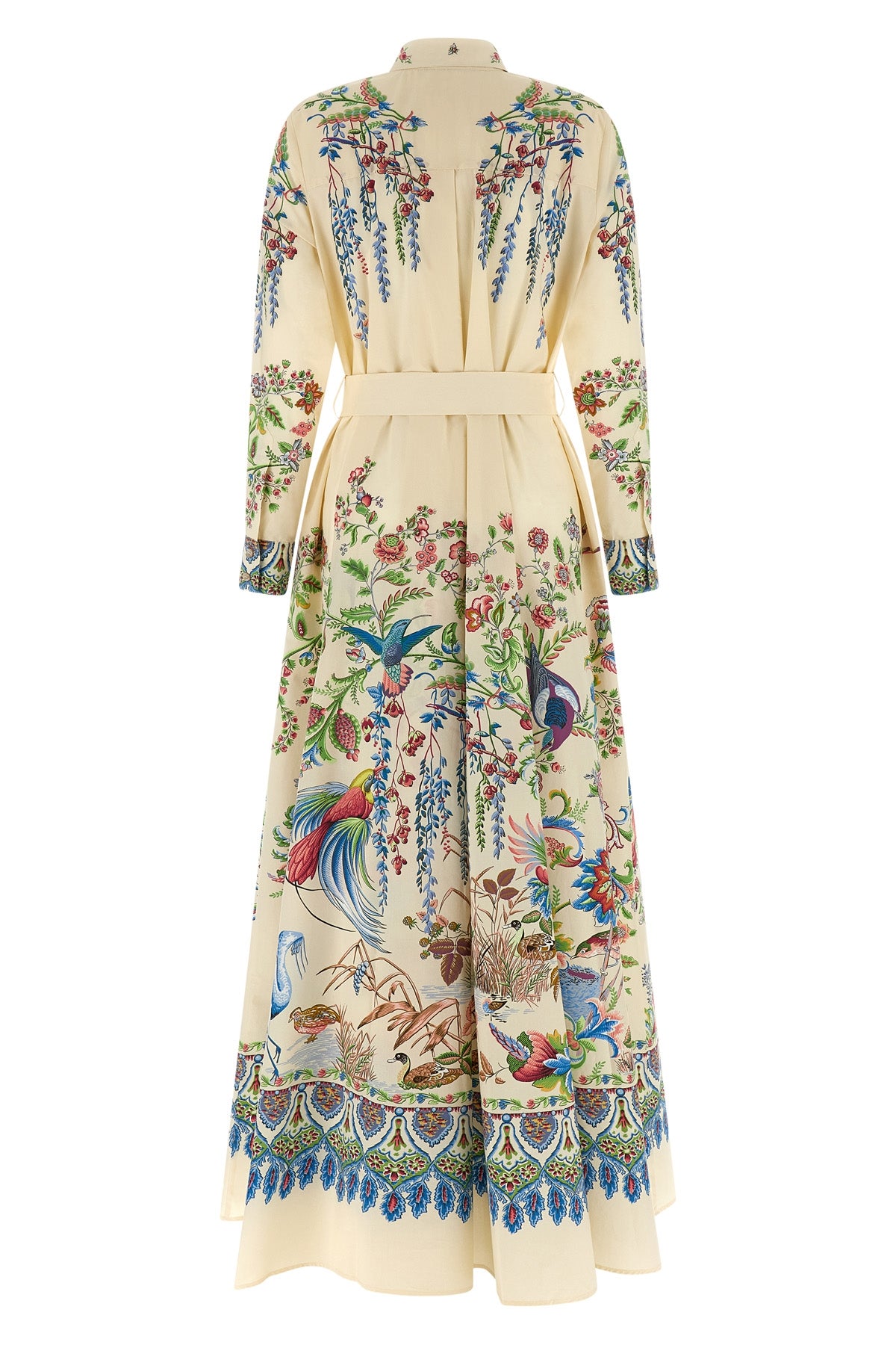 long dress in pure cotton poplin